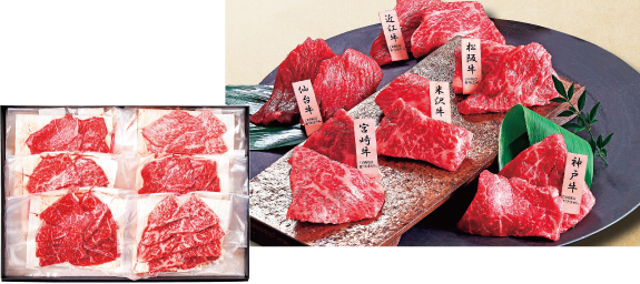 日本六銘柄和牛焼肉食べ比べ
