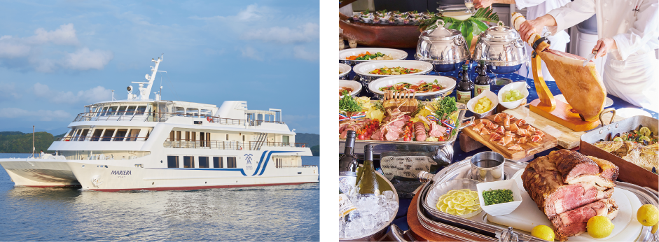 ハウステンボスマリエラ 貸切ランチクルーズ