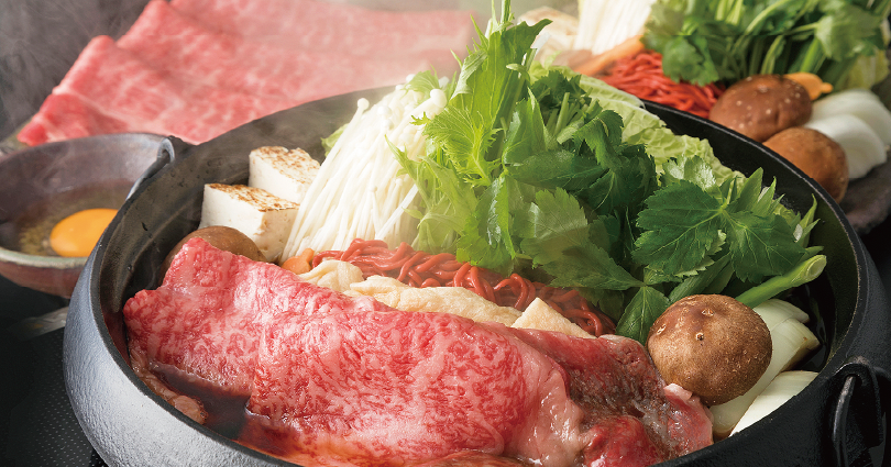 滋賀「松喜屋」 近江牛すきやき