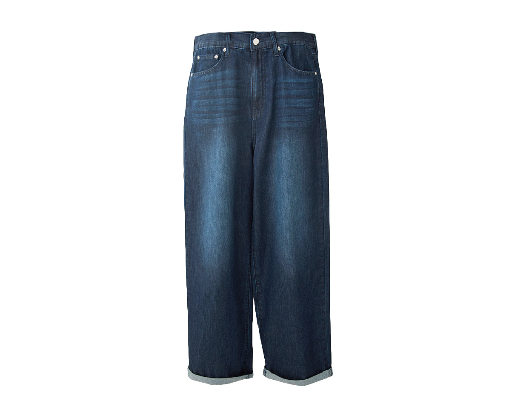 ライトオンスデニムバギーパンツ