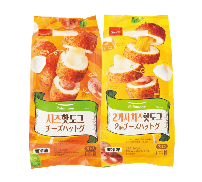 チーズハットグ・2種のチーズハットグ
