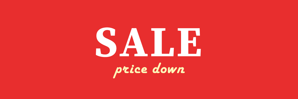 Sale price down