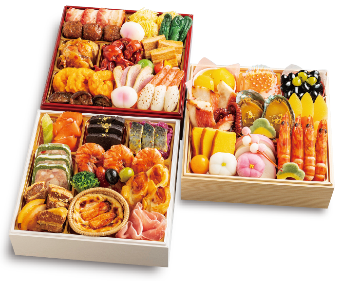 和洋中おせち料理 三段重