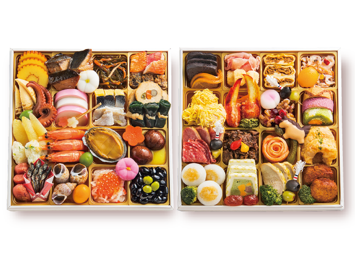 60品目おせち料理オードブル二段重