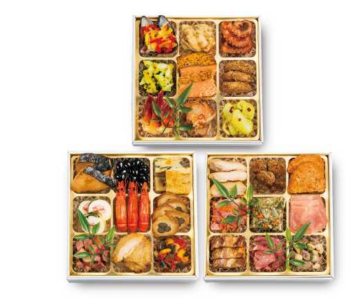 坂井宏行監修『ラ・ロシェル』 和洋おせち料理 三段重