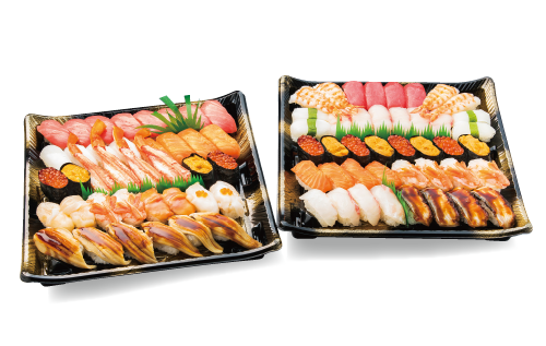 海鮮にぎり寿司二段重
