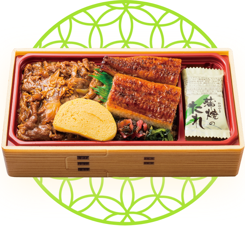 上うなぎ&牛めし重(佐賀県産黒毛和牛使用)