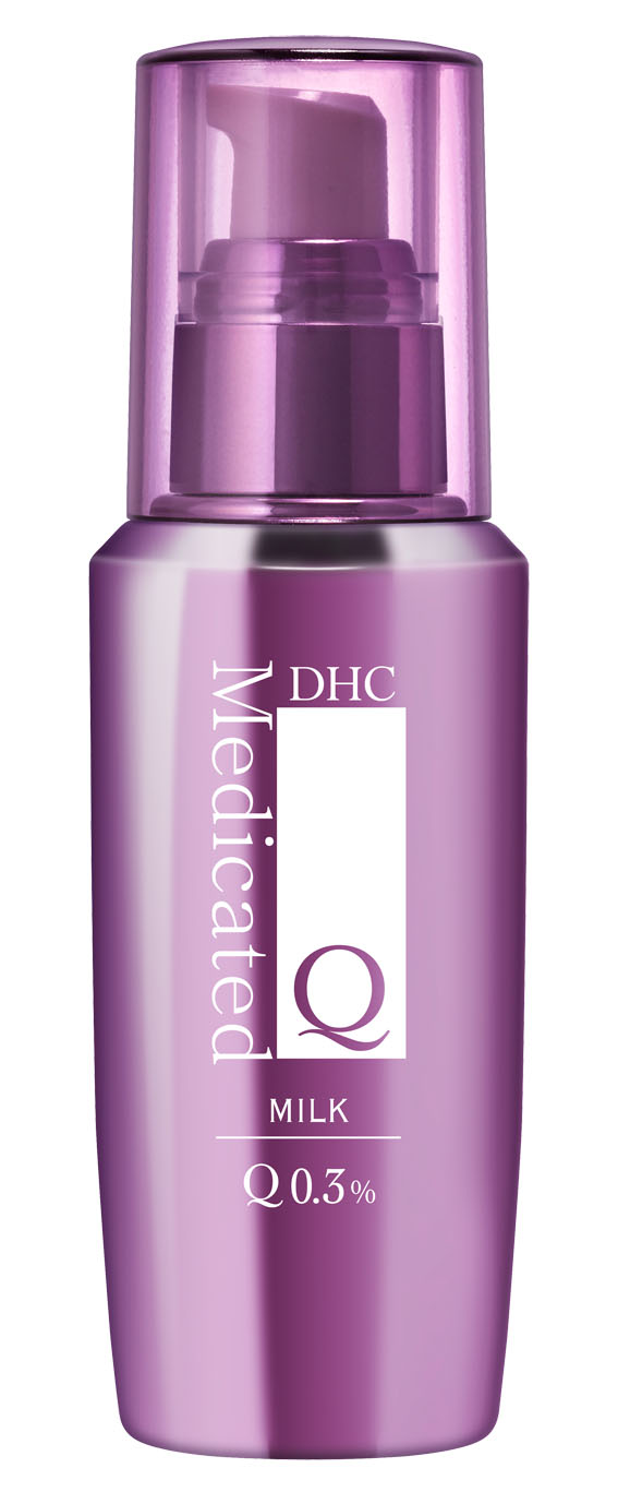 薬用成分＋保湿成分コエンザイムQ10を配合した乳液で、しっとりハリ肌