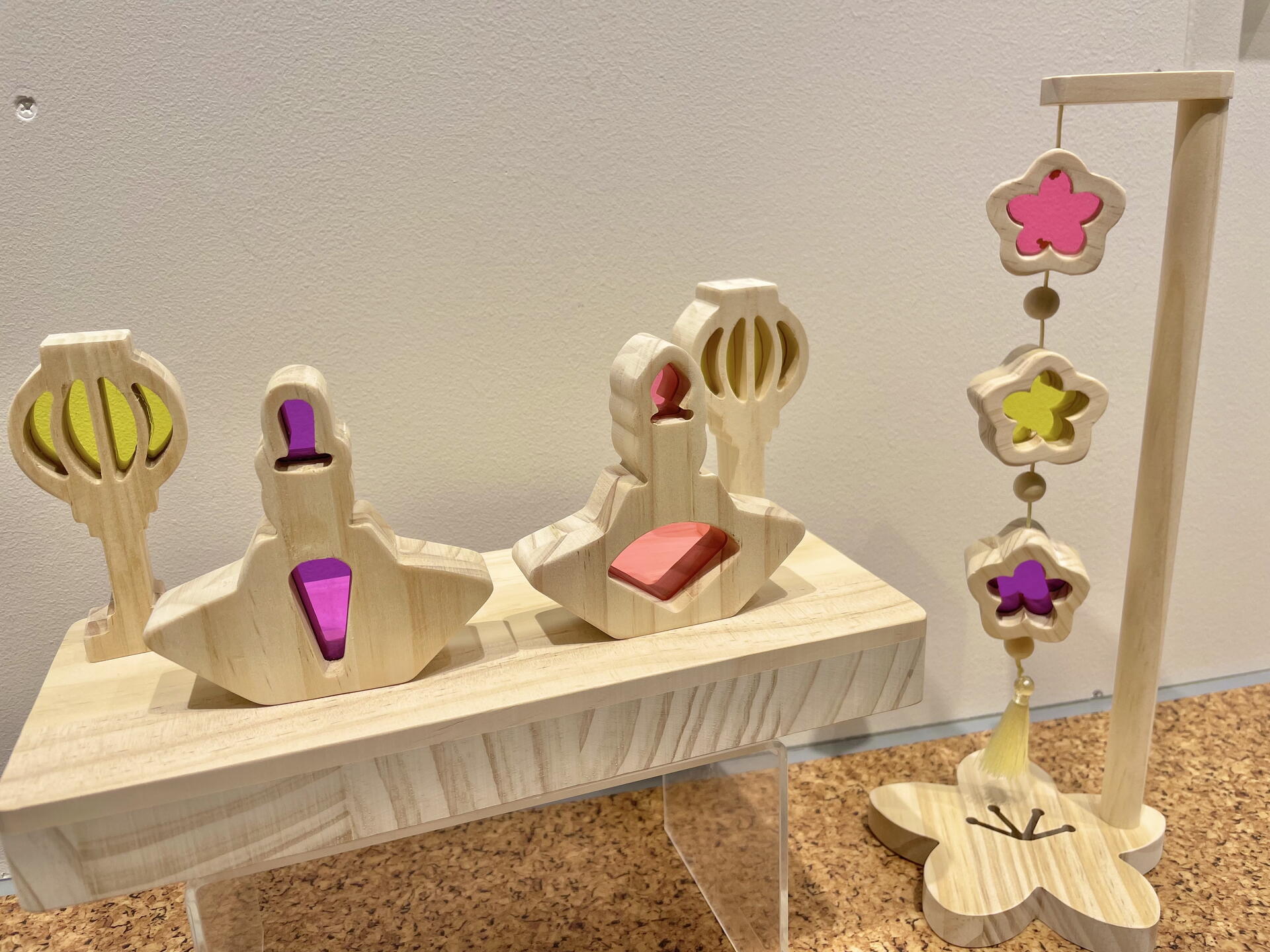 こだま　首振り　 3体セット NEW】ひな祭りアイテム入荷！！｜3COINS＋plus（スリーコインズプラス