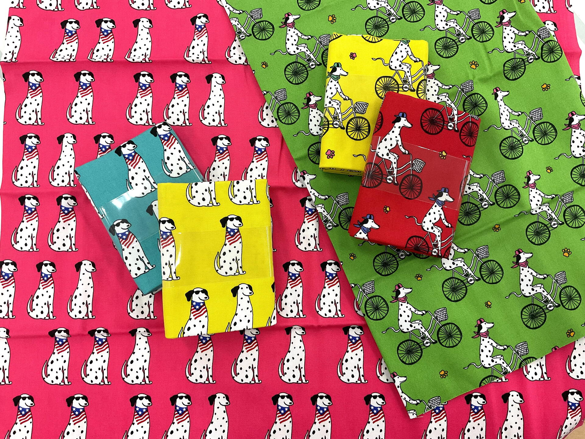 ☆ダルメシアンサングラス/自転車オックス生地☆｜クラフトハート