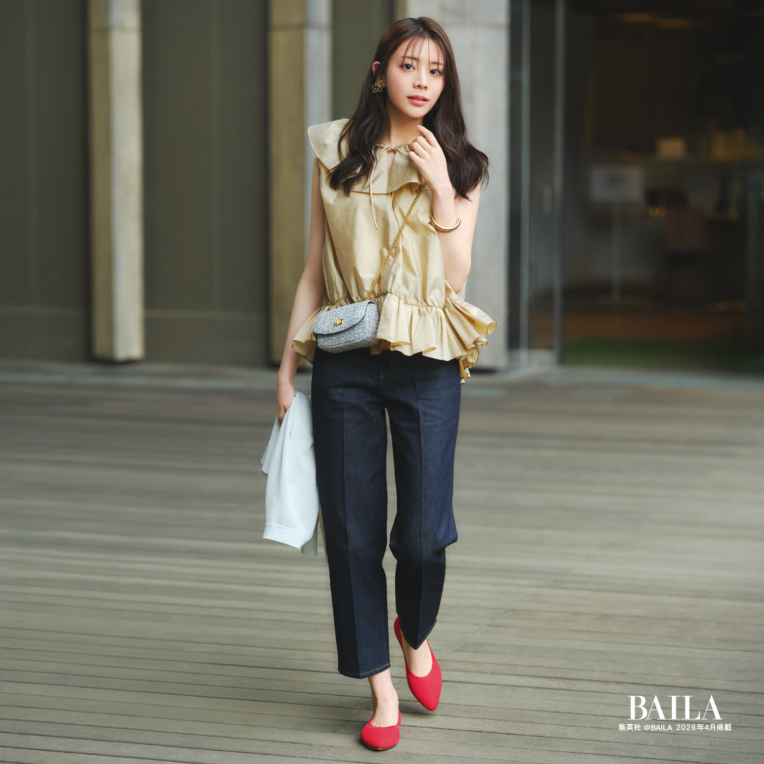 BAILA 4月号掲載 貴島明日香さん着用 Airyパンプス｜ABCマート