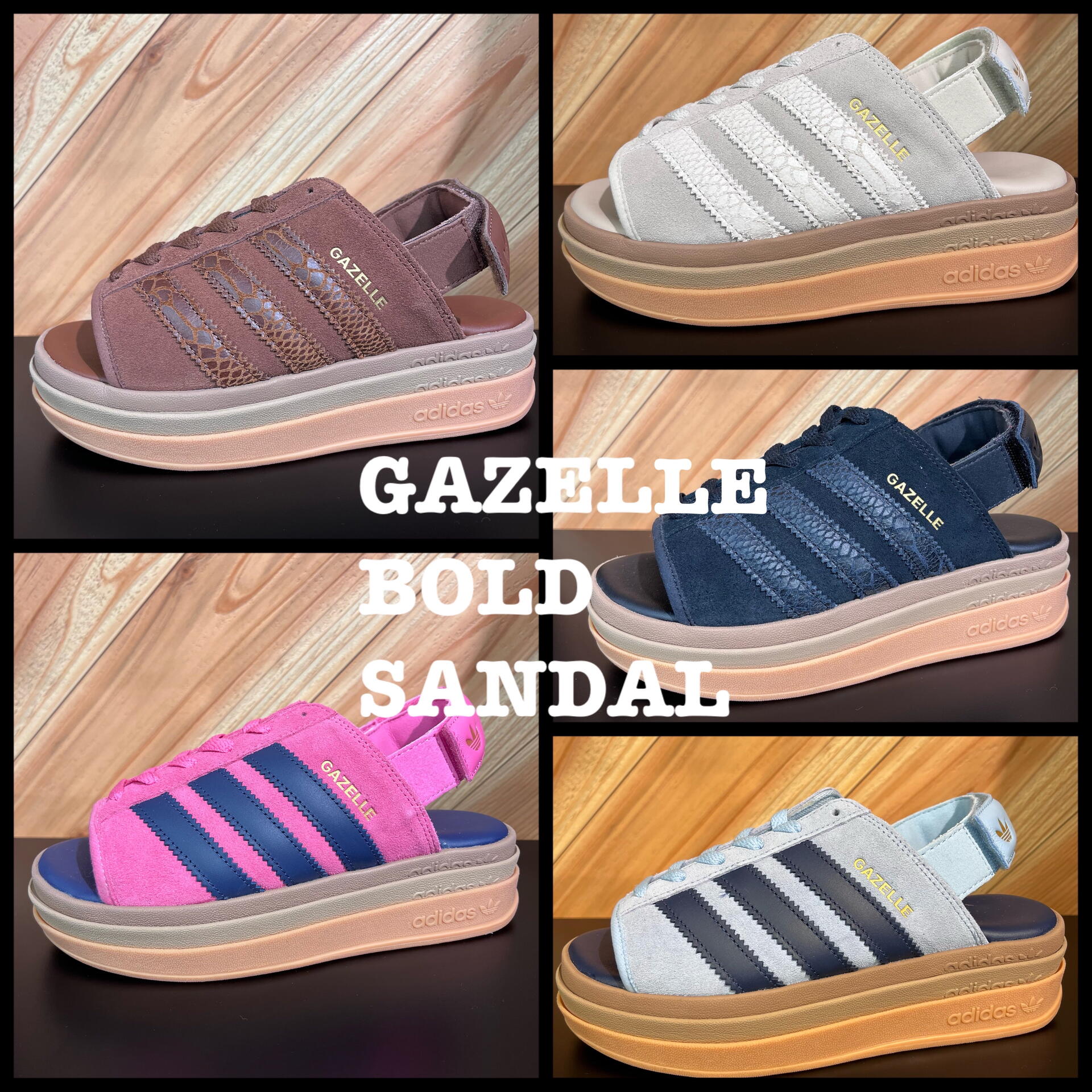 NEW】adidas GAZELLE BOLD SANDAL ｜ABCマート｜ショップニュース