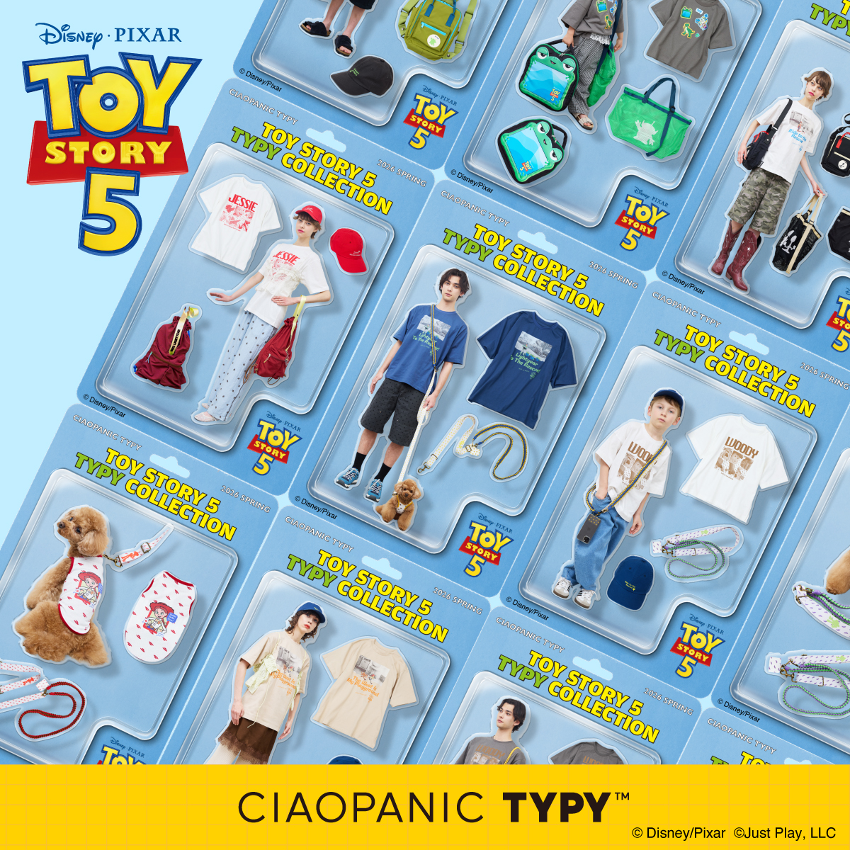 スポーツトイ・アクショントイ apathy empathy CIAOPANIC TYPY/トイ・ストーリー5 コレクション 先行発売のお知らせ