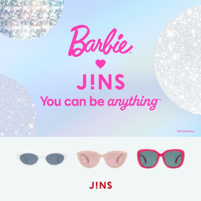 世界で最も有名なファッションドールBarbie™とJINSのコラボ