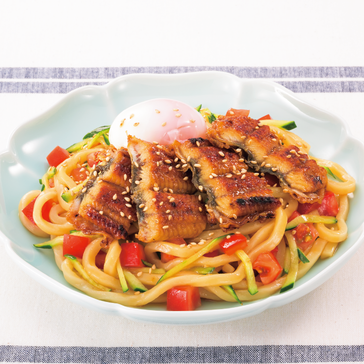 ブランチにも！うなぎと夏野菜の甘辛うどん｜生活旬祭｜イズミ