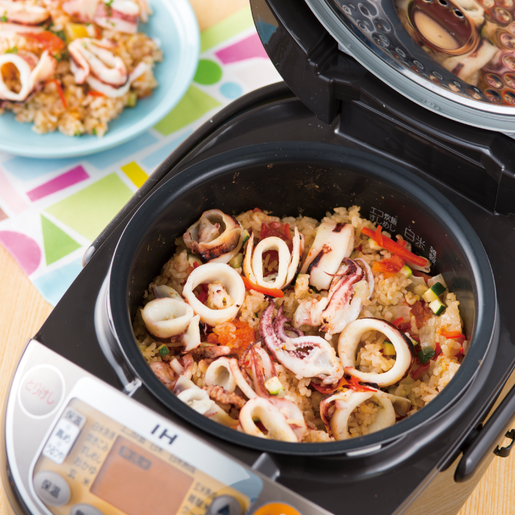 炊飯器で洋風いか飯