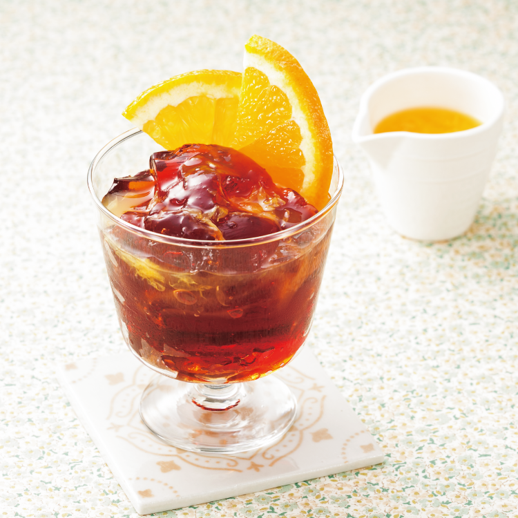 オレンジティーゼリー