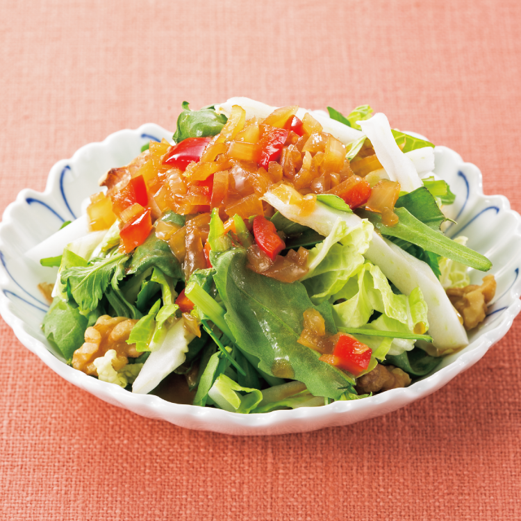 白菜とくるみのサラダ