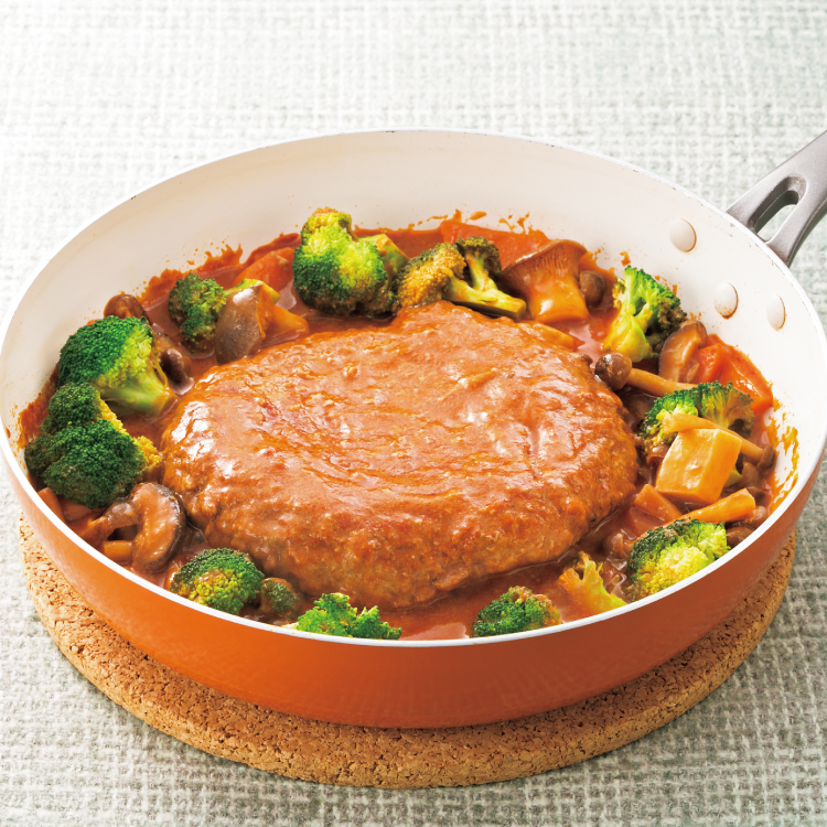 そのままジャンボハンバーグ