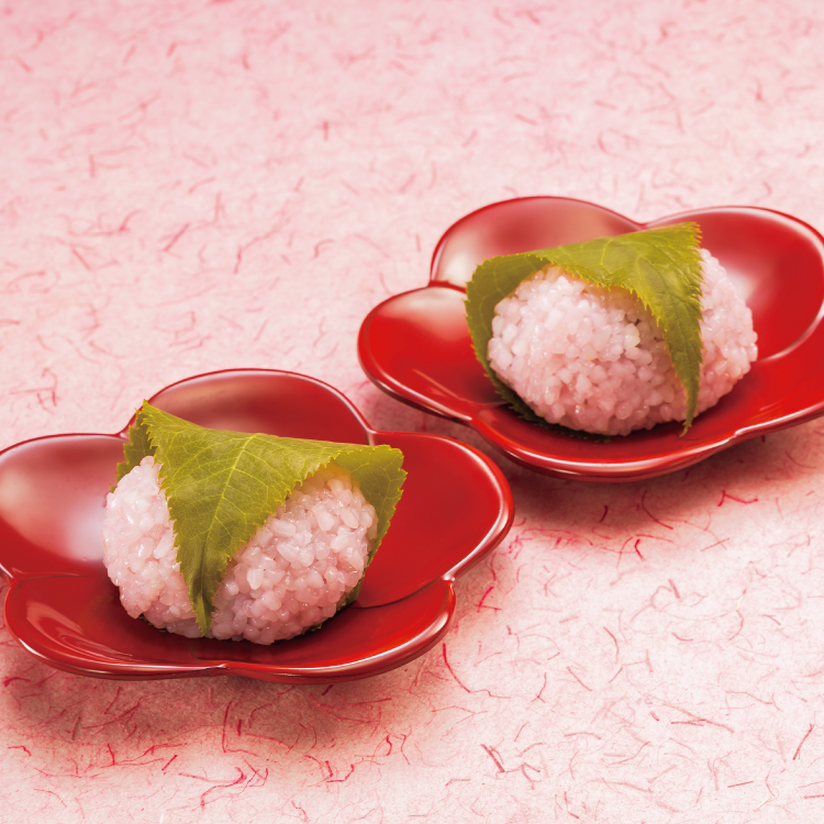 レンジで作る道明寺桜餅
