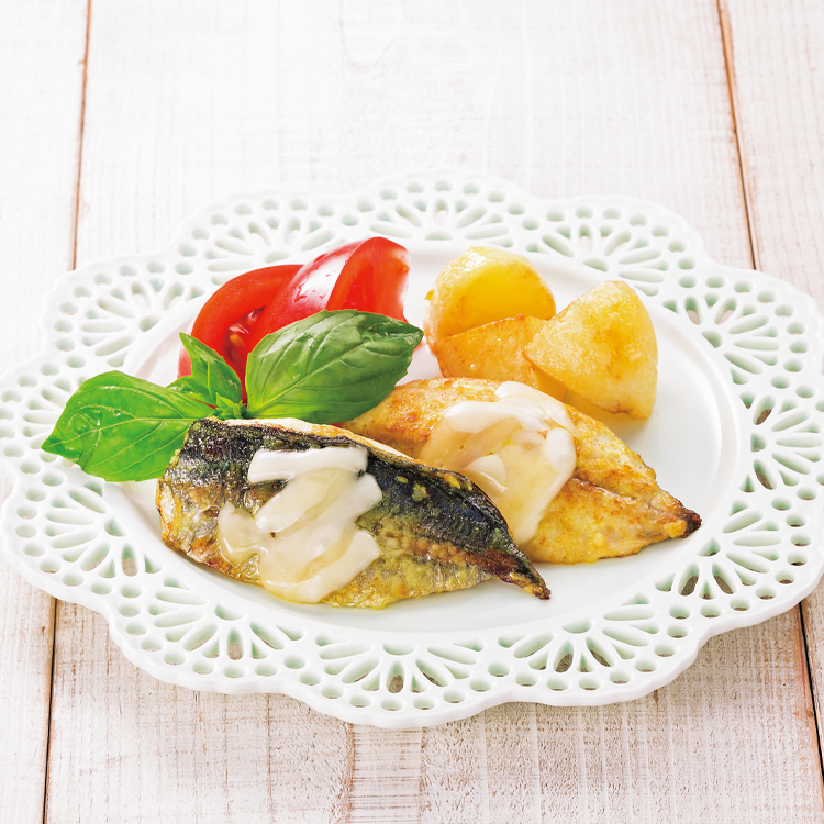 あじのカレーチーズ焼き