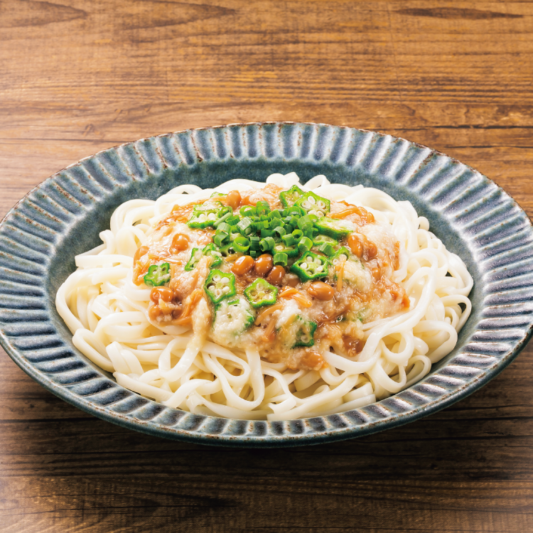 冷やしねばねばうどん