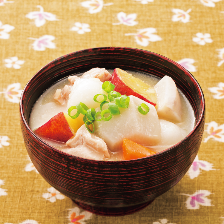 お月見だんご汁