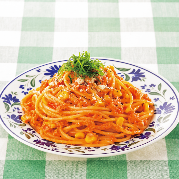 ツナコーントマトパスタ