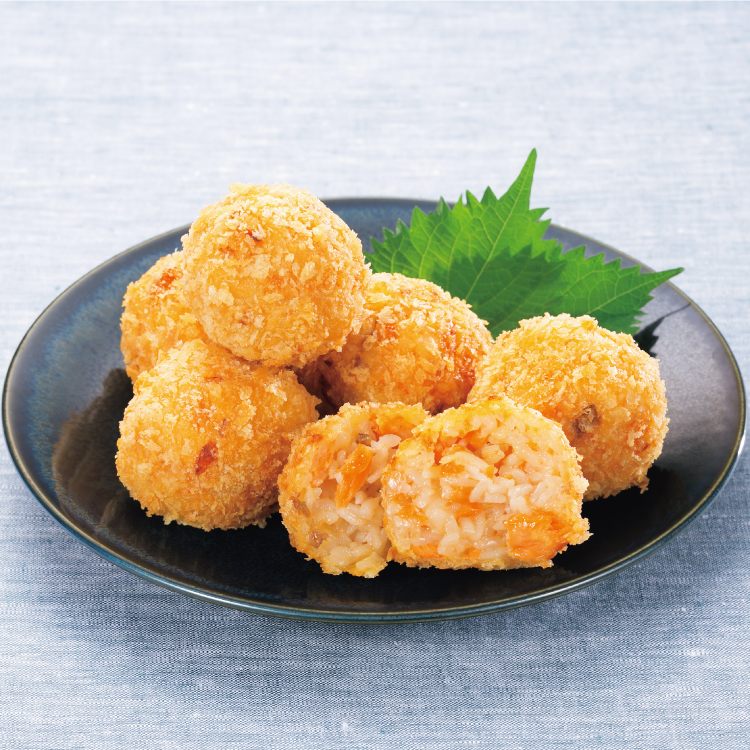 ちゃんちゃんさけのライスコロッケ