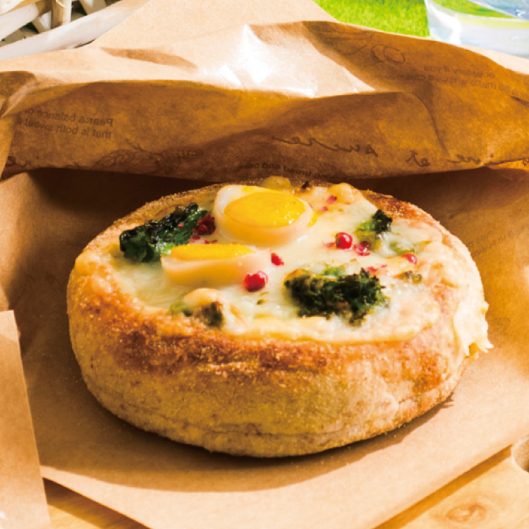 菜の花のキッシュパン