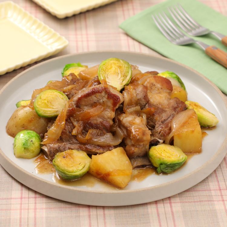 スペアリブと春野菜のマーマレード煮込み