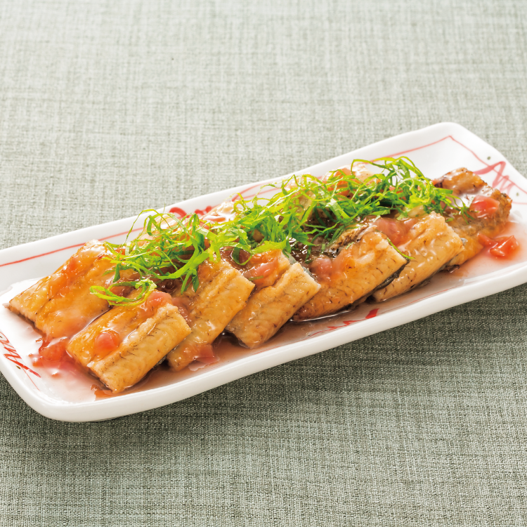 うなぎの餡かけ白焼き