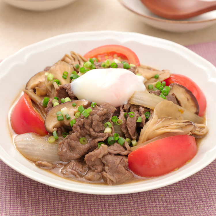 牛肉とトマトのすき煮