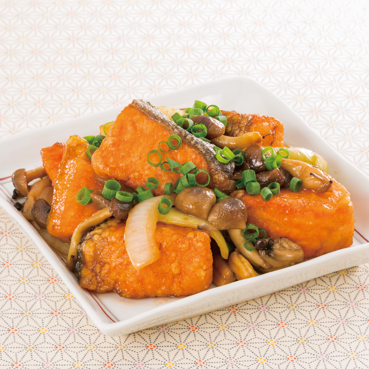 さけとしめじのバターしょうゆ炒め