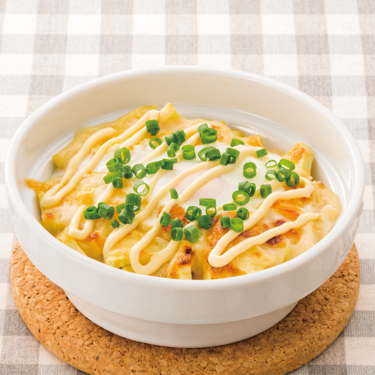 月見さつまいもドリア