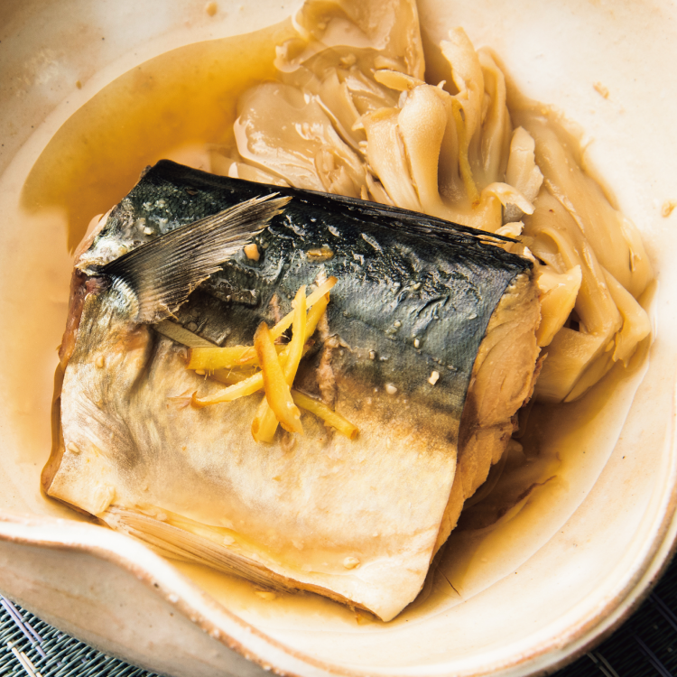 さばと舞茸のみそ煮