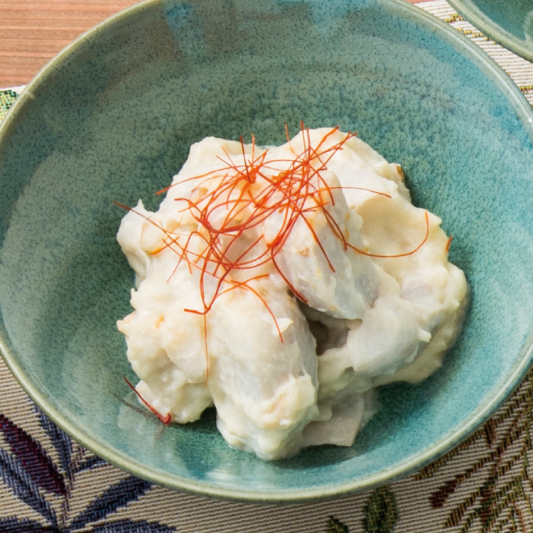 里芋と白みそのマッシュ