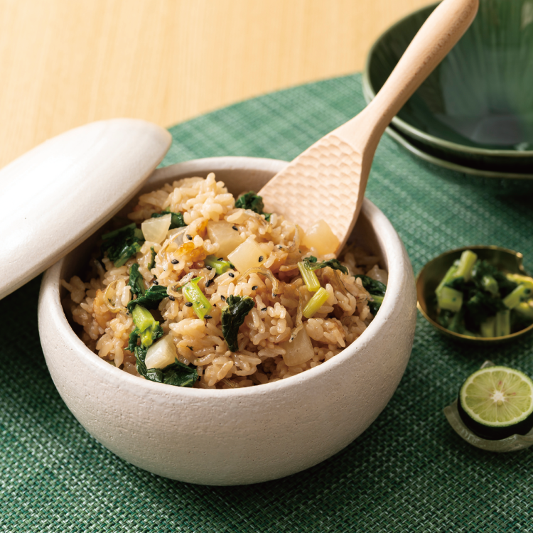 大根とちりめんじゃこの炊き込みごはん