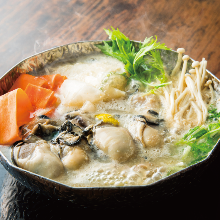 かきの酒粕みそ鍋