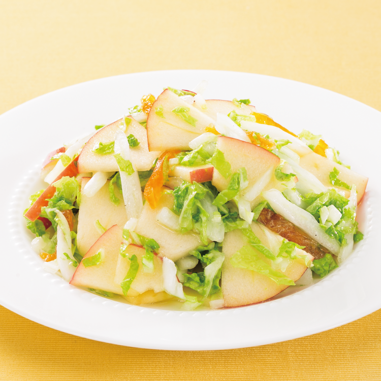 白菜とりんごのサラダ