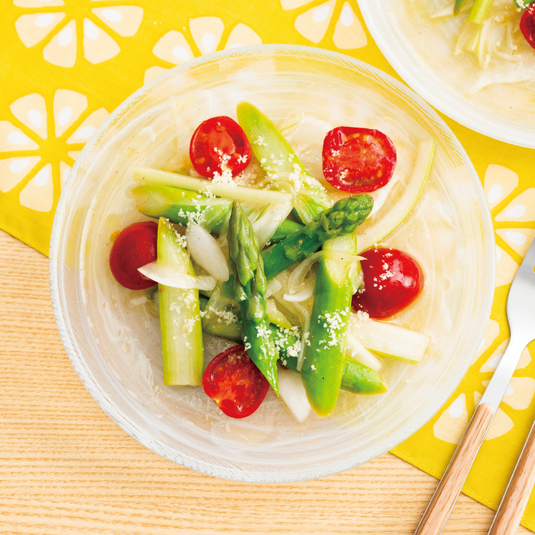 アスパラマリネのサラダ仕立て