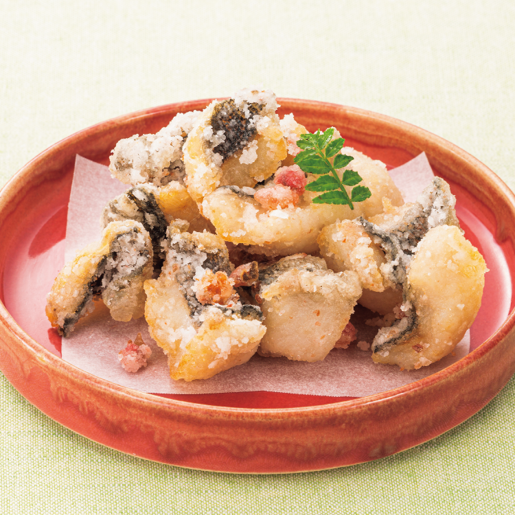 メバルの桜揚げ