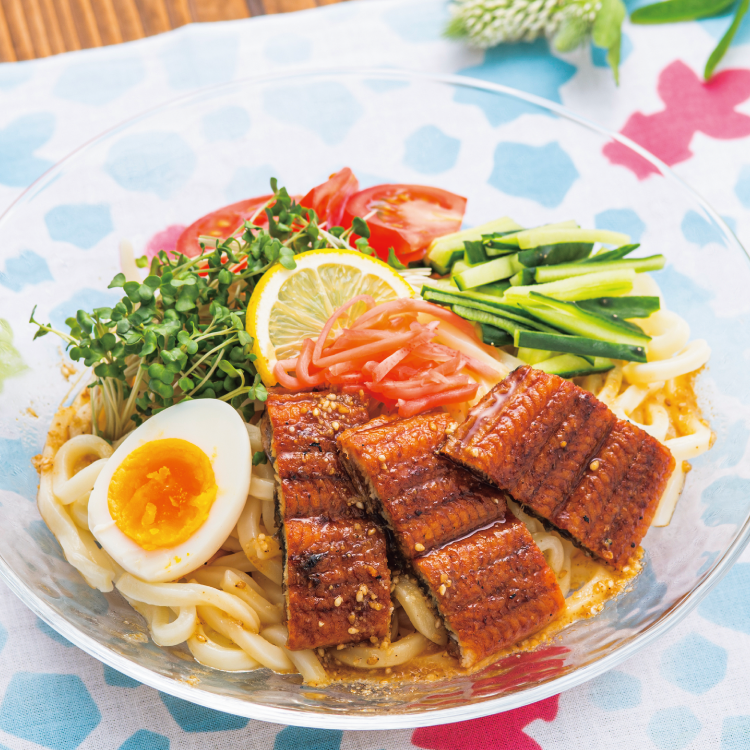 うなぎの冷やしうどん