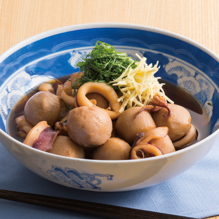 いかと里芋の冷やし鉢