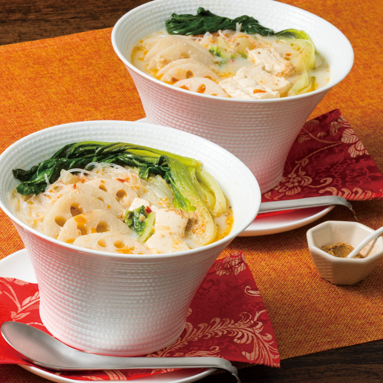 秋のほくほく！れんこん麻辣湯(マーラータン)