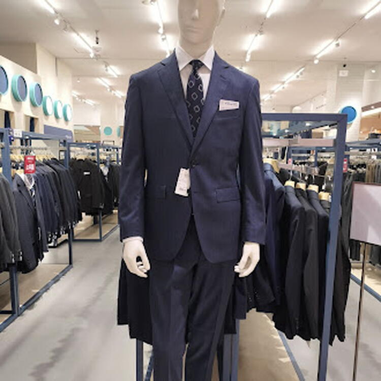 ORIHICA　RHYME 洗えるストレッチセットアップ ORIHICA - オリヒカ LL 洗えるストレッチセットアップスーツ 紺