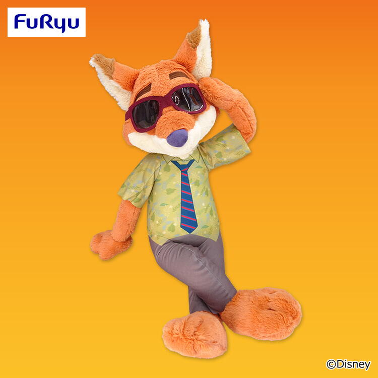 ニック・ワイルド 等身大 ぬいぐるみ ディズニー ズートピア 2025年11