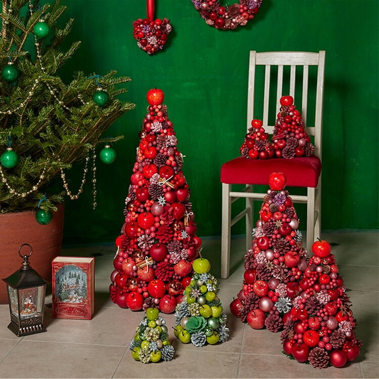 クリスマスツリー 赤 緑 ❣️リンリン❣️3点セット❣️ img_decoration-item.jpg