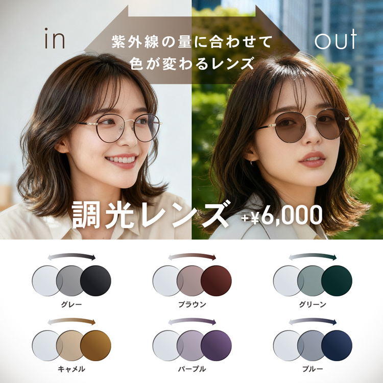 オンデーズ　タイムタイム　調光レンズの画像