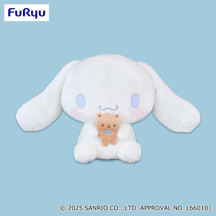 景品入荷情報】シナモロール 超超BIGぬいぐるみ～くまさんだっこ